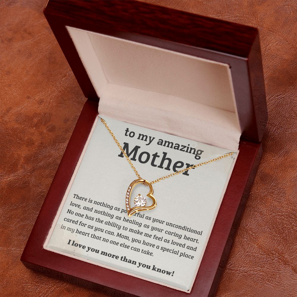Mom - Caring Heart - Necklace