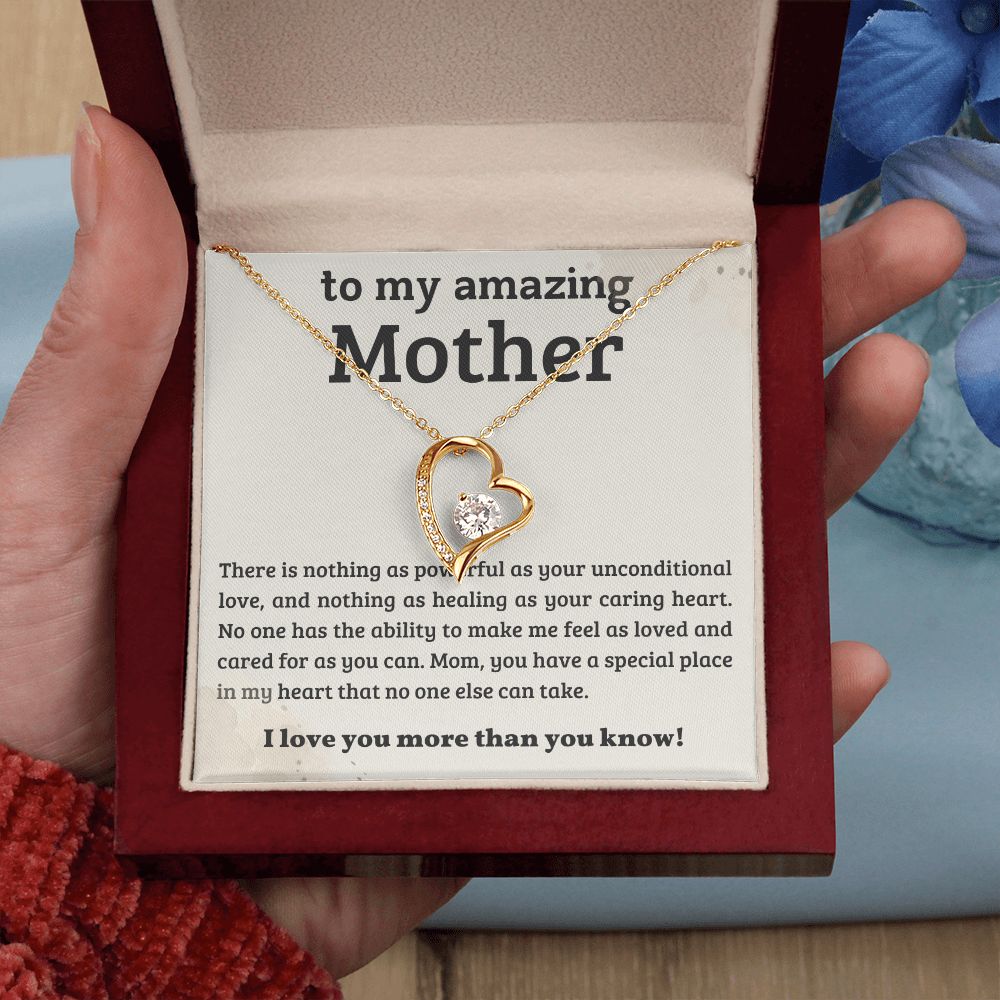 Mom - Caring Heart - Necklace