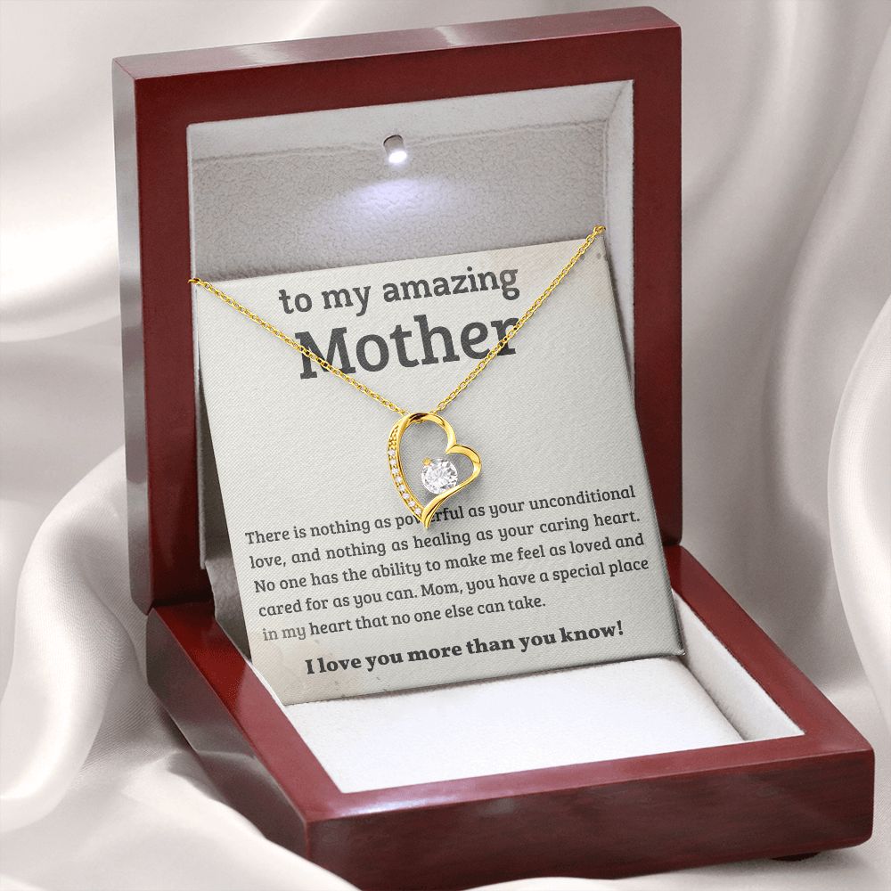 Mom - Caring Heart - Necklace