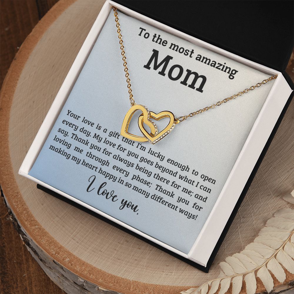 Mom - Love is a Gift - Necklace