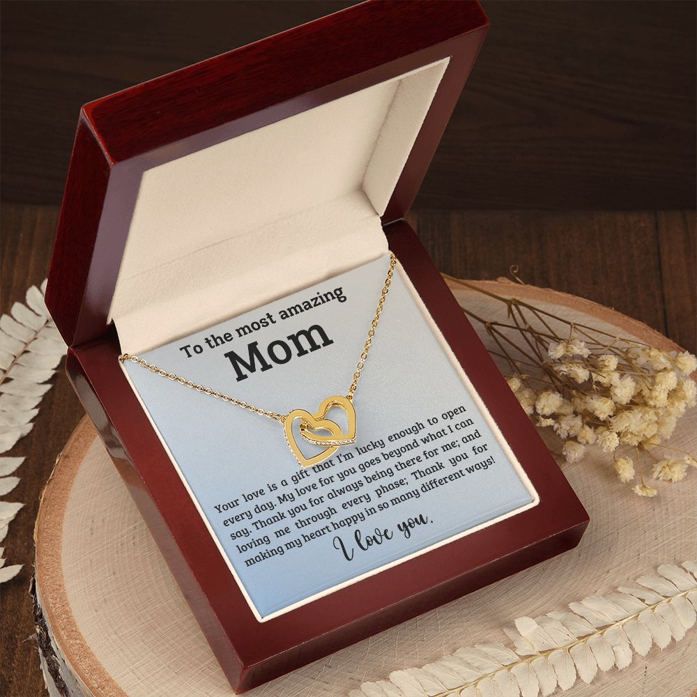 Mom - Love is a Gift - Necklace