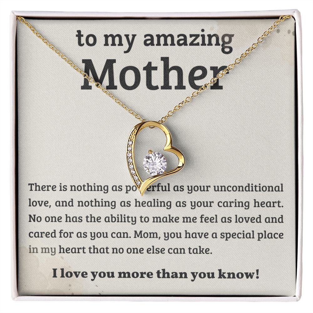 Mom - Caring Heart - Necklace