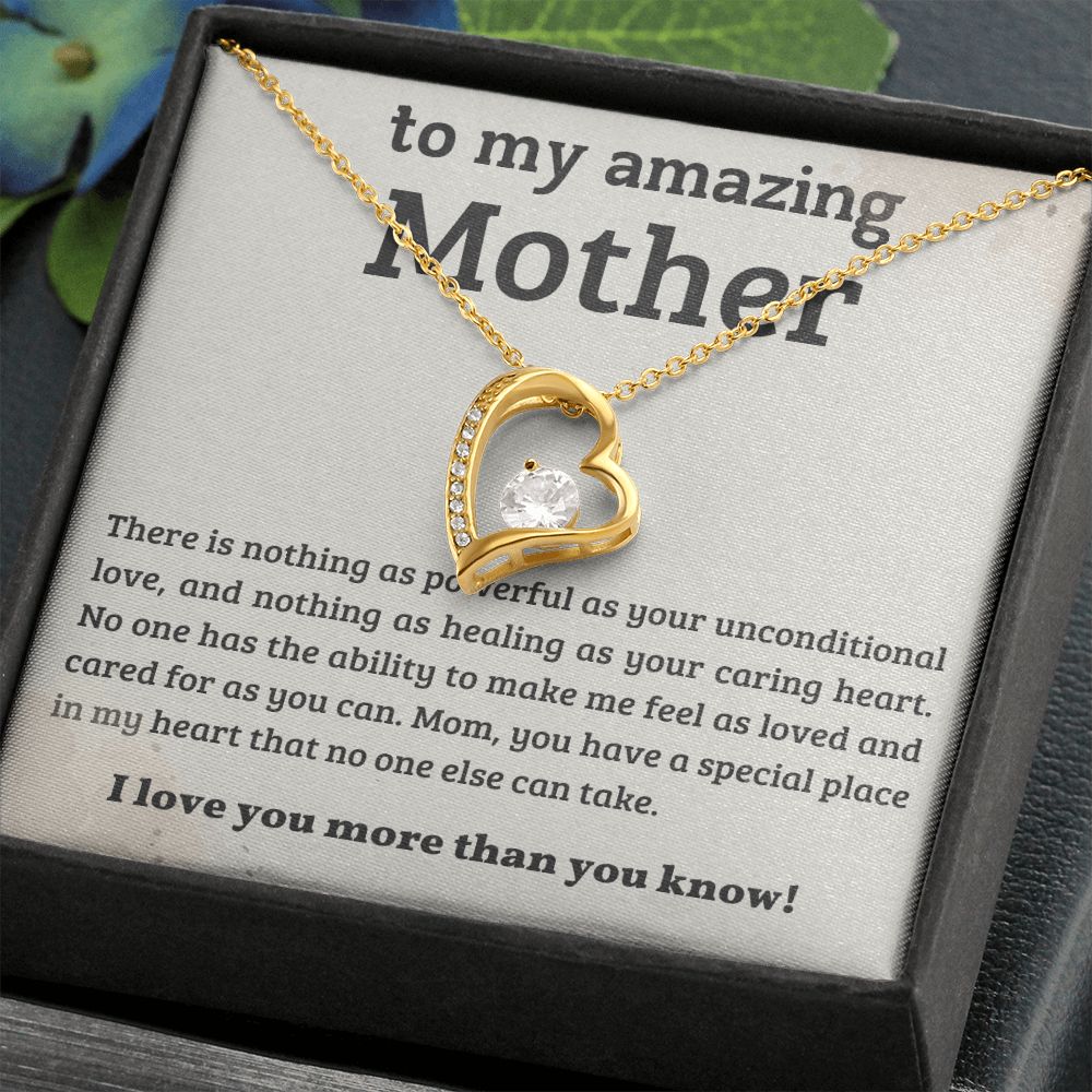 Mom - Caring Heart - Necklace