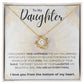 Daughter - You Are My Everything - Love Knot Necklace