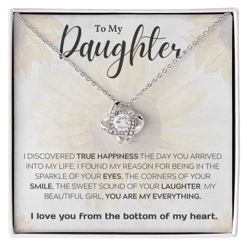 Daughter - You Are My Everything - Love Knot Necklace