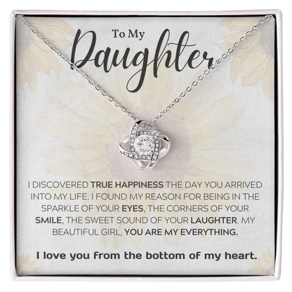 Daughter - You Are My Everything - Love Knot Necklace