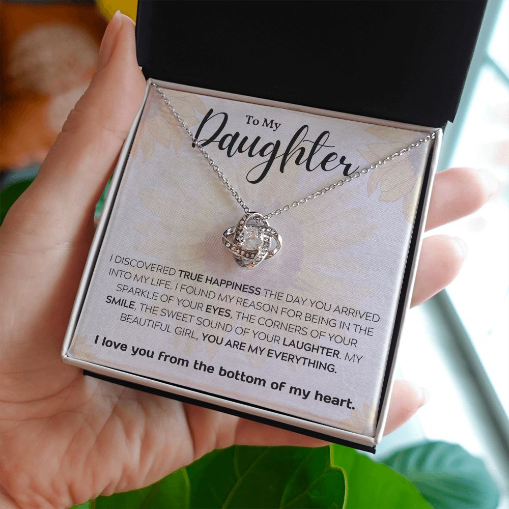 Daughter - You Are My Everything - Love Knot Necklace