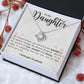 Daughter - Love, Strength & Beauty - Love Knot Necklace