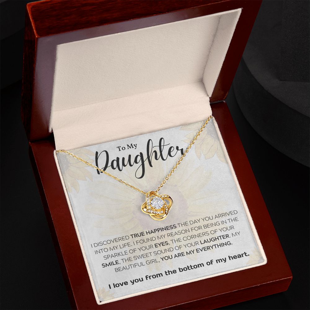 Daughter - You Are My Everything - Love Knot Necklace