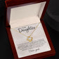 Daughter - Perfect Heart - Love Knot Necklace