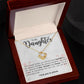 Daughter - Love, Strength & Beauty - Love Knot Necklace