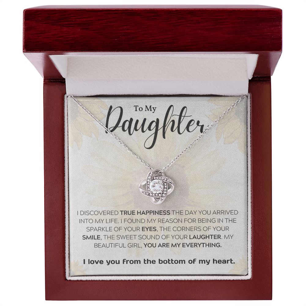 Daughter - You Are My Everything - Love Knot Necklace