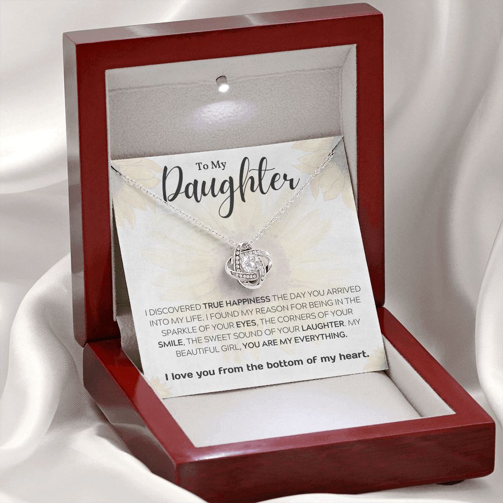 Daughter - You Are My Everything - Love Knot Necklace