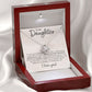 Daughter - Perfect Heart - Love Knot Necklace