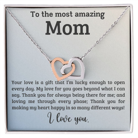 Mom - Love is a Gift - Necklace