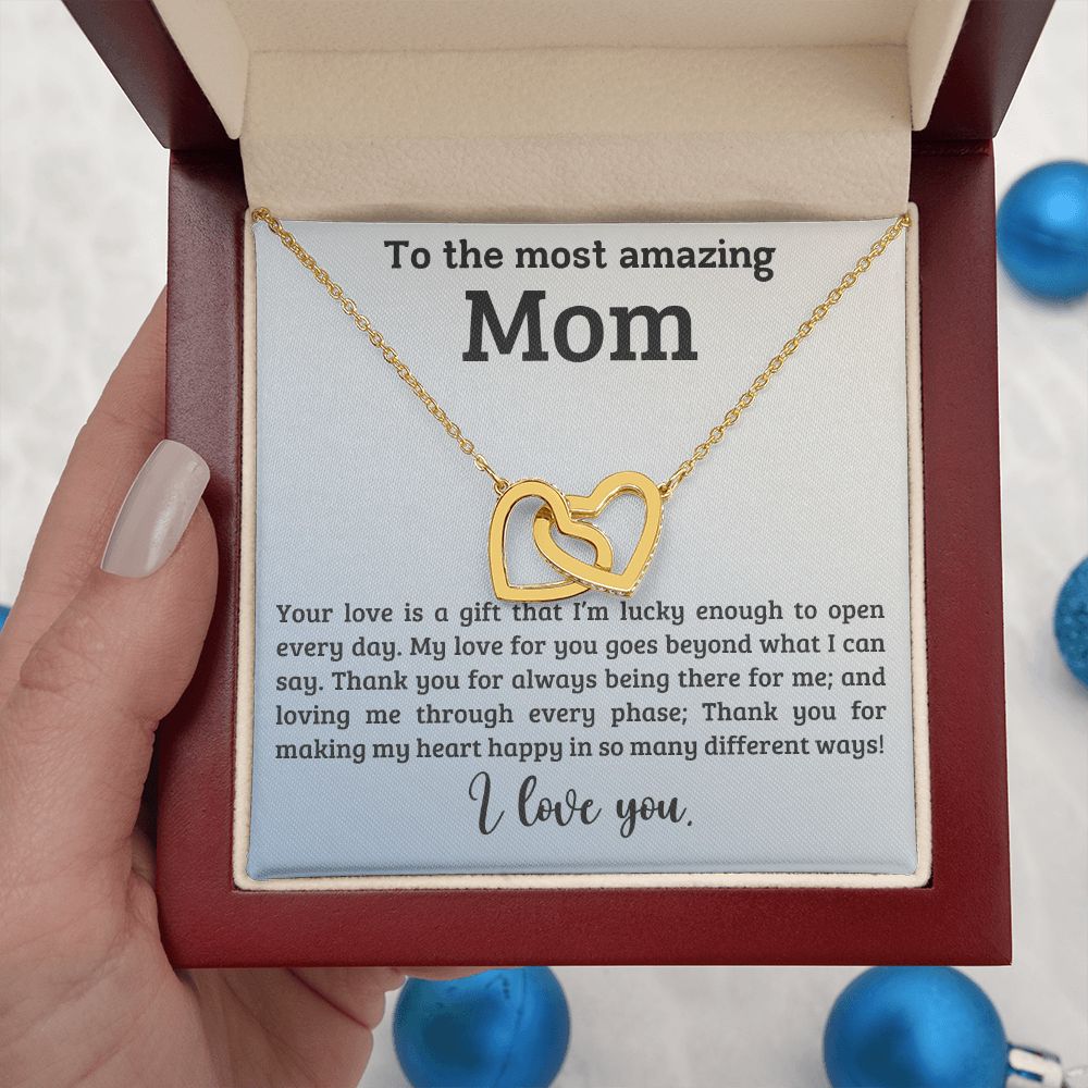 Mom - Love is a Gift - Necklace