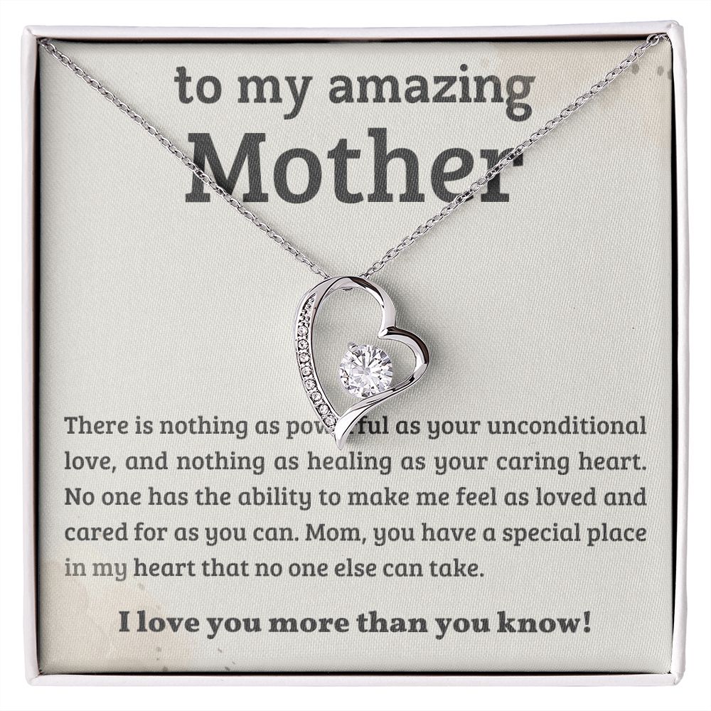 Mom - Caring Heart - Necklace