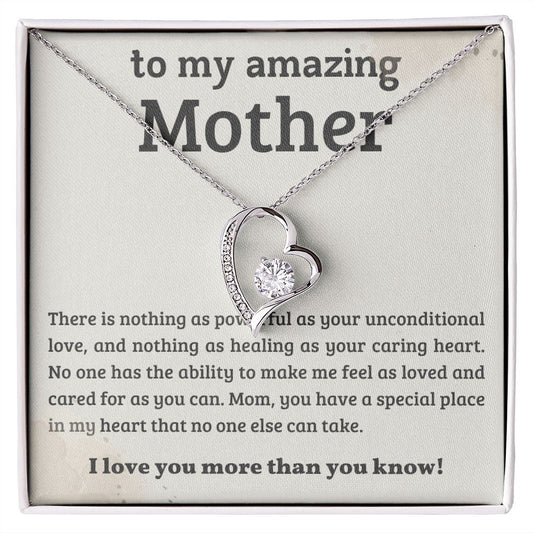 Mom - Caring Heart - Necklace