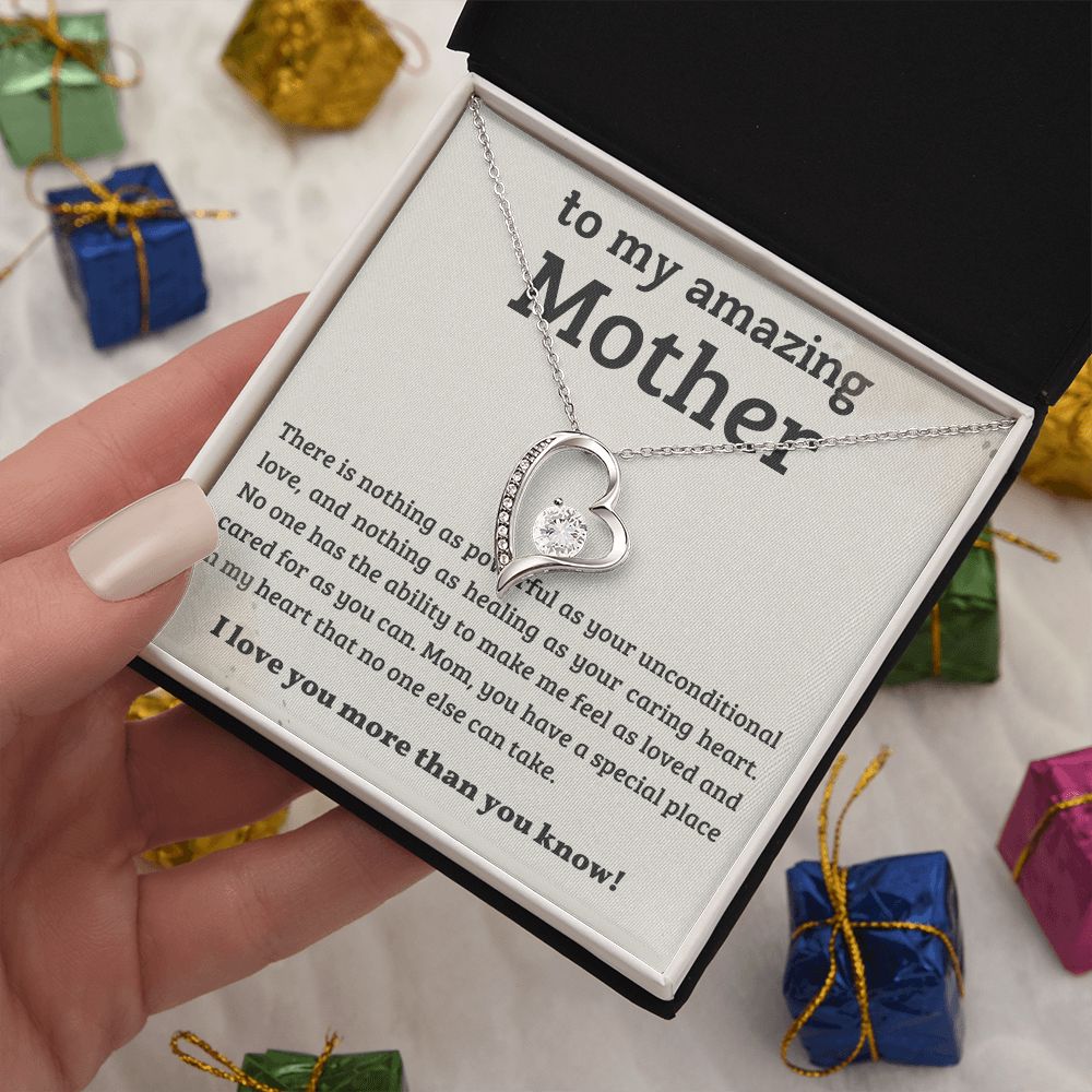 Mom - Caring Heart - Necklace