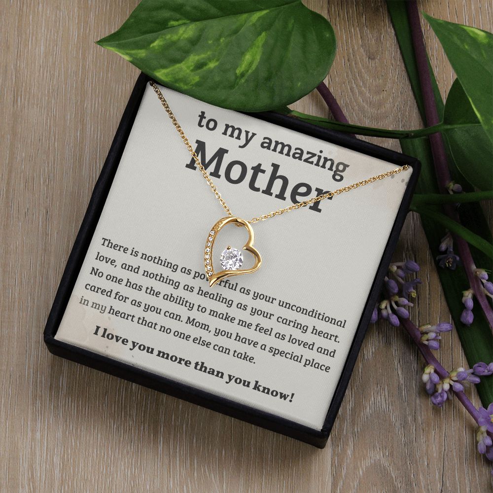 Mom - Caring Heart - Necklace